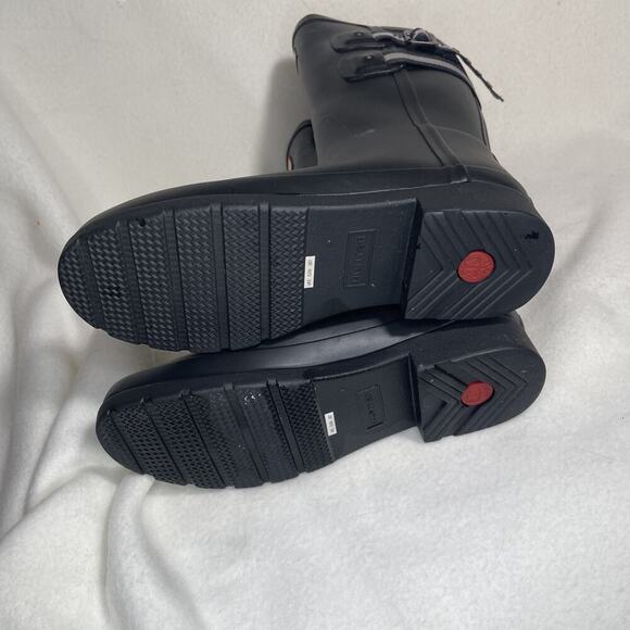Hunter Women's Rain Boots - Size 7 US, 12" Tall - Blk ,Reflective Ribbon - Picture 6 of 7